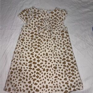 Gymboree Tan and Cream Patterned Dress
